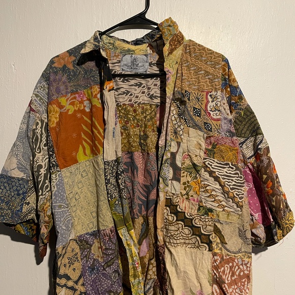 Unique Roxy patchwork shirt - Picture 3 of 10